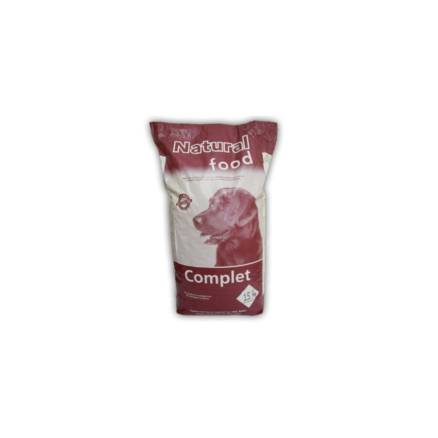 Sausā barība pieaugušiem suņiem Natural Food Complete gaļa, vista, zivis, graudaugi 20 kg