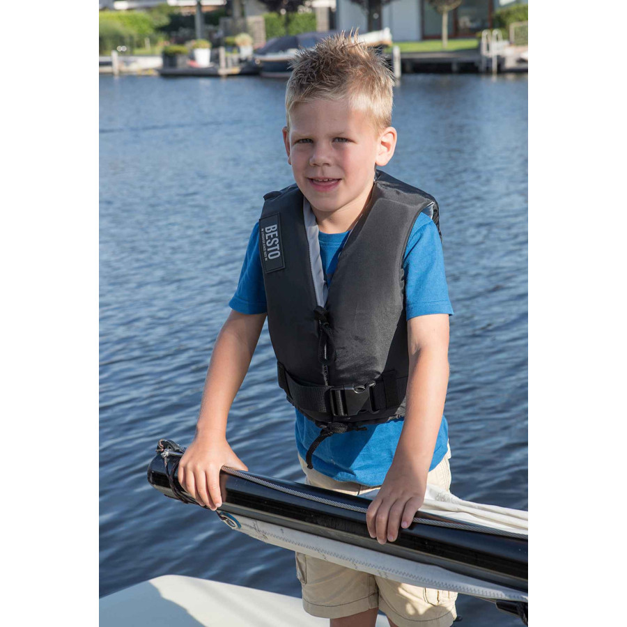 Детский спасательный жилет - плавательный жилет Besto Dinghy 50N BLACK