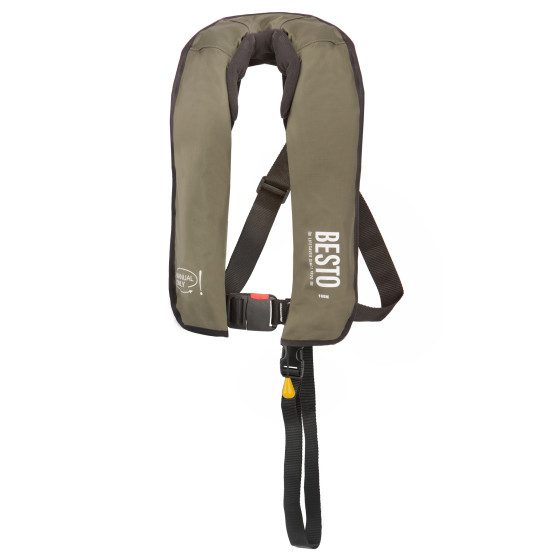 Makšķernieku piepūšamā glābšanas veste 165N Manuāla ex Harness Besto Fisherman