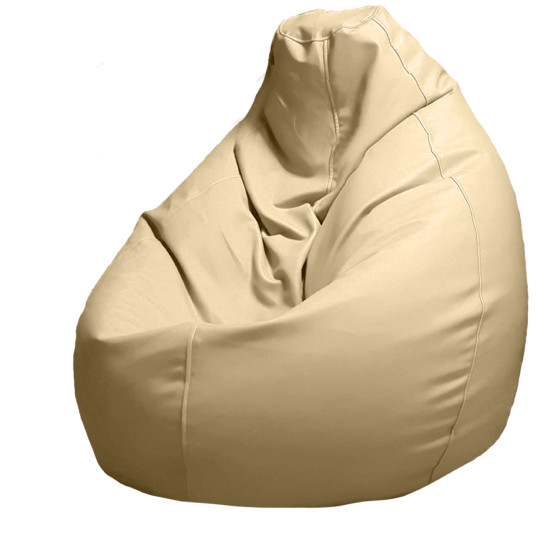 Кресло-мешок из искусственной кожи XL(250L) - бежевый