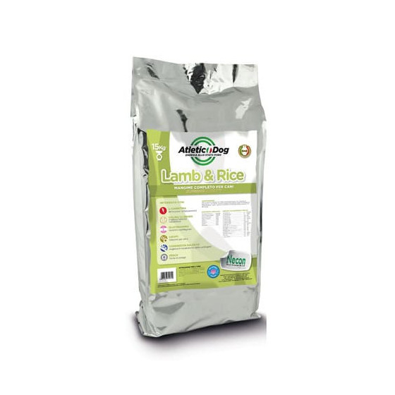 Сухой корм для взрослых собак ATLETIC dog Lamb & Rice с бараниной и рисом 15 кг