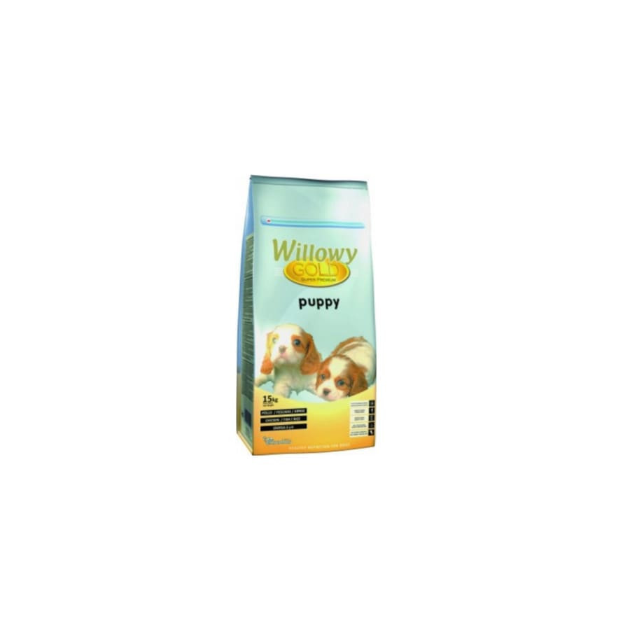 Сухой корм для щенков Willowy GOLD PREMIUM Puppy курица, тунец, рис, овощи 15 кг