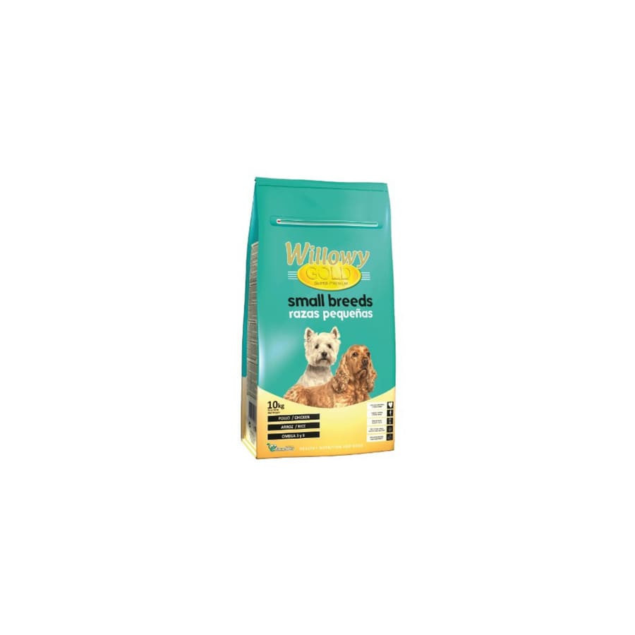 Dry food for small breed dogs Willowy GOLD PREMIUM Small breeds with chicken and rice 10 kg