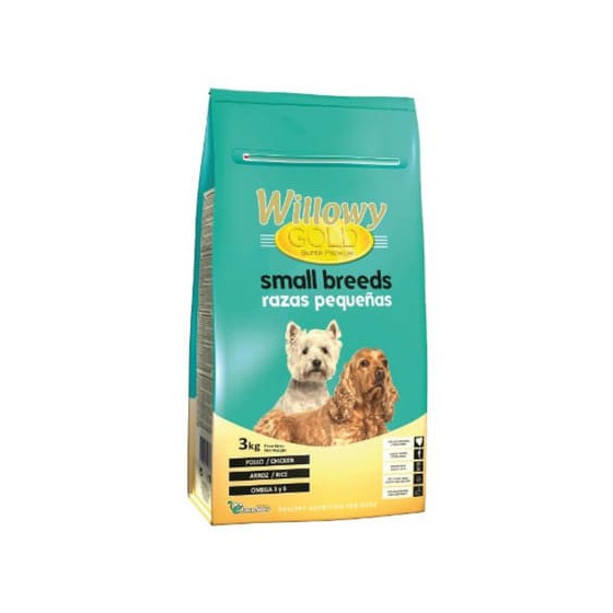 Сухой корм для собак маленьких пород Willowy GOLD PREMIUM Small breeds с курицей и рисом 3 кг