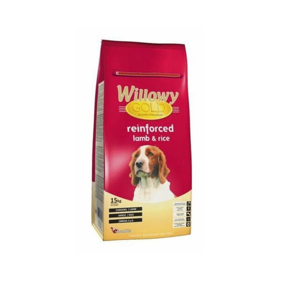 Сухой корм для взрослых собак Willowy GOLD PREMIUM с бараниной и рисом 15 кг