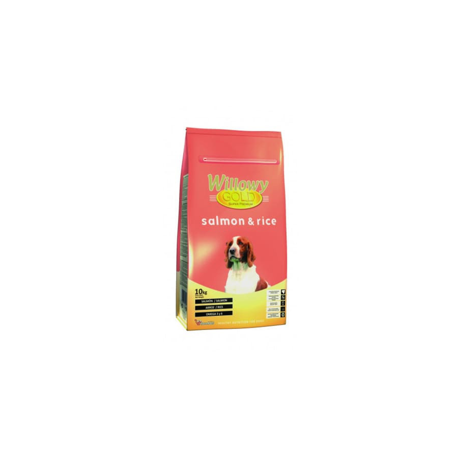 Сухой корм для взрослых собак Willowy GOLD PREMIUM с лососем и рисом 10 кг