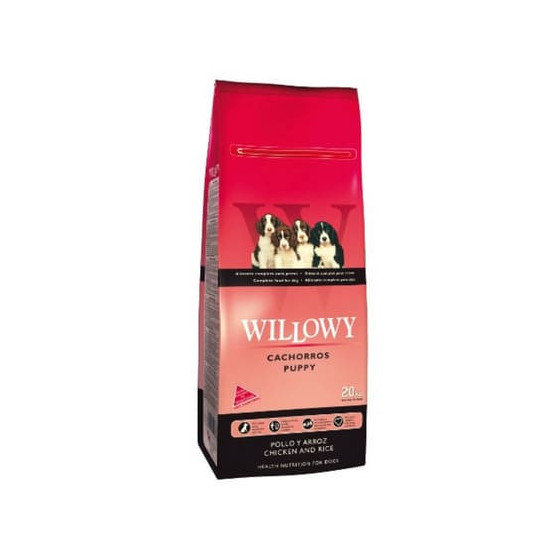 Dry food for puppies Willowy Puppies with chicken and rice 20 kg