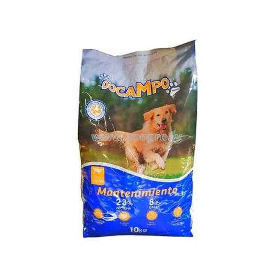 Сухой корм для взрослых собак DOCAMPO мясо и мясные продукты, злаки 10 кг