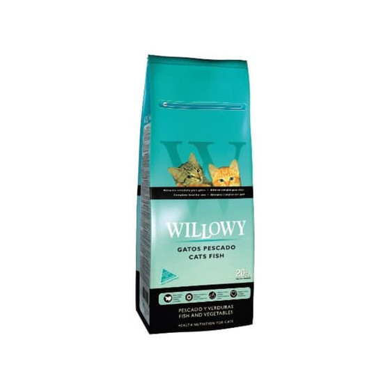 Сухой корм для взрослых кошек Willowy Fish с рыбой 20 кг