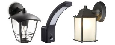 Outdoor wall lamps